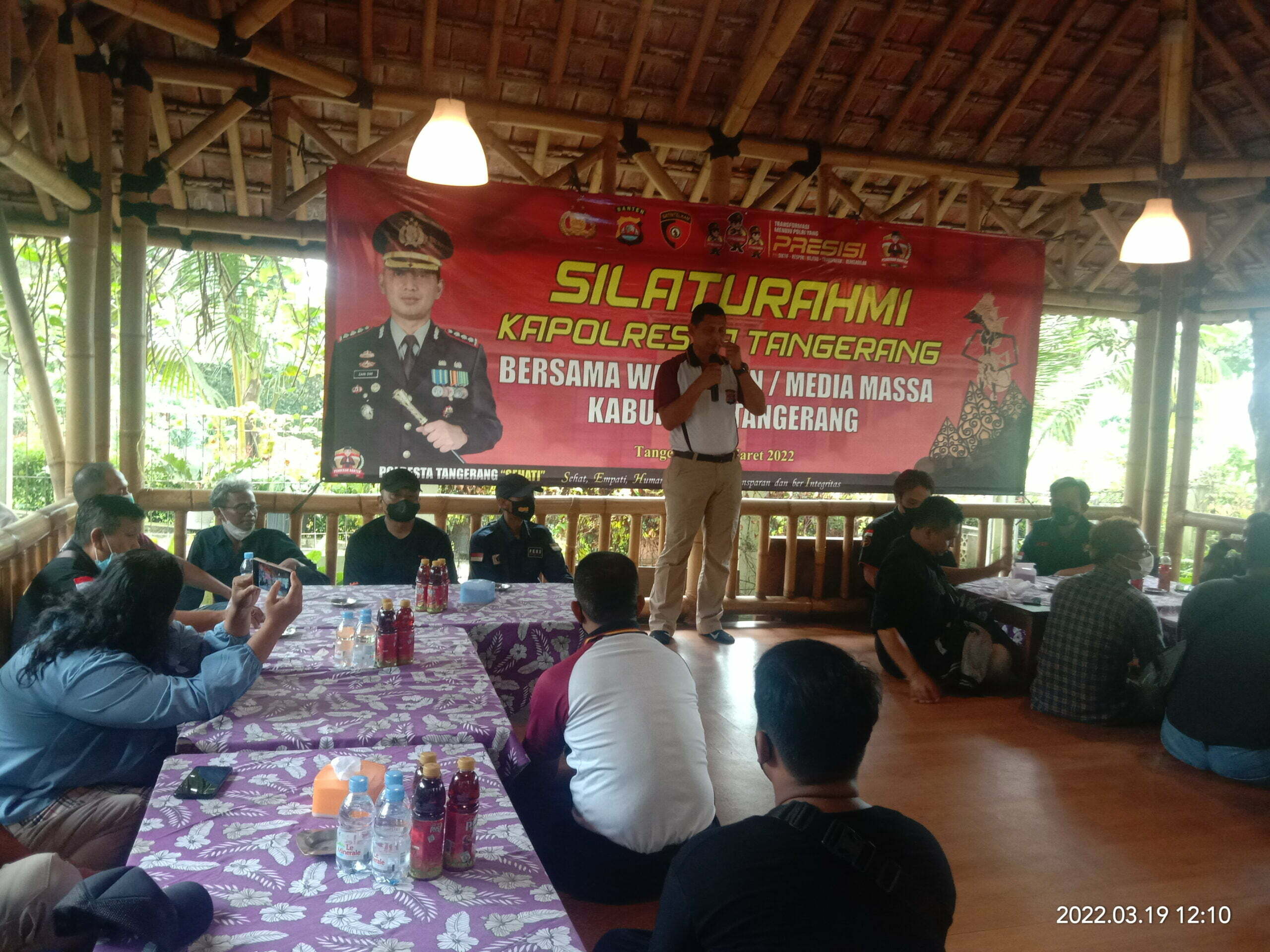 Kapolresta Tangerang Mancing Bareng Wartawan
