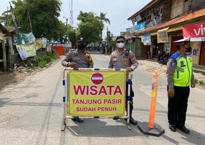Objek Wisata Tanjung Pasir Over Kapasitas, Kapolres Imbau Warga Cari Alternatif Lain