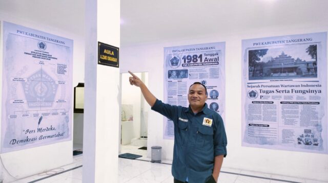 Abadikan Nama Bupati Tangerang di Gedung, Ketua PWI: Berjasa Memajukan Pers