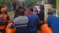 Air Cisadane di Tanjung Burung Teluknaga Meluap, Ratusan Rumah Warga Terendam